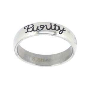  Purity Ring in Stainless Steel 