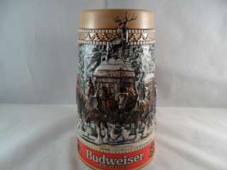 Budweiser 1987 Holiday Stein/ Mug Anheuser  Busch, Inc.  