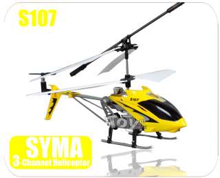  S107 Metal 3 Channels RC Mini Helicopter Gyro (well pack) yellow color