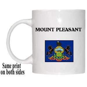  US State Flag   MOUNT PLEASANT, Pennsylvania (PA) Mug 