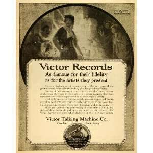  1920 Ad Victor Victrola Phonograph Record Player Nipper 