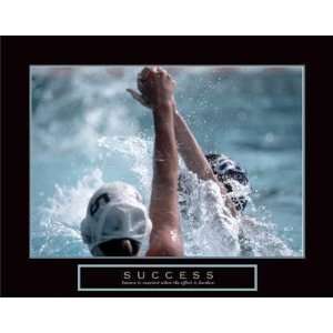  Success   Swimmers Poster Print