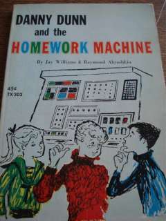 1966 SC DANNY DUNN HOMEWORK MACHINE Scholastic TX 303  