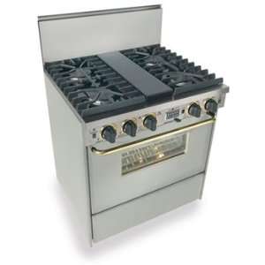  Star 30 Pro Style Dual Fuel LP Gas Range with 4 Sealed Ultra High 