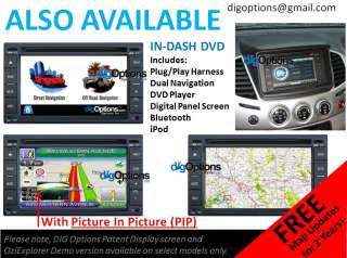   Challenger 2Din Navigation Hood PLUS Fascia GPS DVD Stereo  