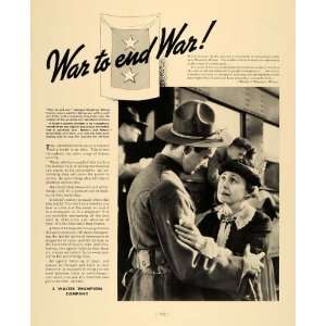  1935 Ad J Walter Thompson Winklers Woodrow Wilson War 