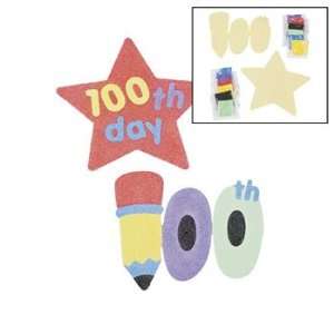 100th Day Of School Sand Art Magnet Craft Kit   Teacher 