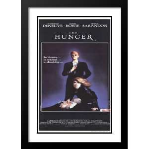  The Hunger 20x26 Framed and Double Matted Movie Poster 