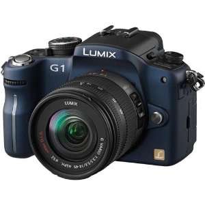  Panasonic Lumix DMC G1 SLR Digital Camera (Blue) 14 45mm 