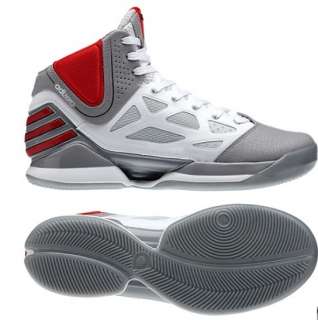   adizero Derrick ROSE 2.5 Shoes 2012 Gray Red White Trainers 2.0 bull
