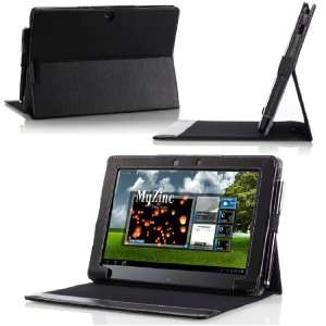 MoKo(TM) Folio Cover Case for Asus Transformer Pad TF300, BLACK (with 