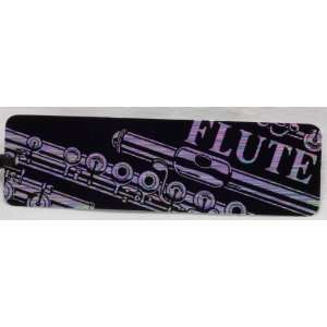  Bookmark featuring hologram flute Musical Instruments