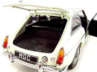 1969 MGC GT COUPE WHITE 118 AUTOART DIECAST MODEL  