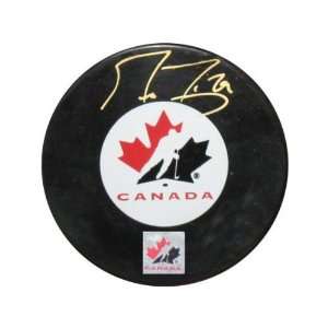  Marc Andre Fleury Autographed Puck  Details Team Canada 