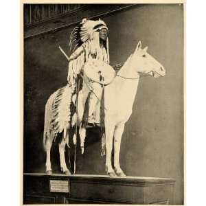  1893 Chicago Worlds Fair Indian Chief Warrior Exhibit 