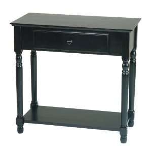   Office Star Products Foyer Table   Antique BlackMN07