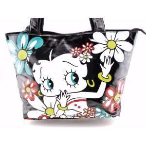  Classic Beauty Queen Betty Boop Large Tote Bag in Black 