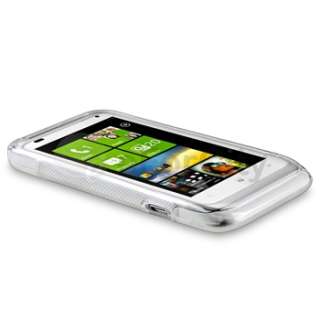   TPU Gel Silicone Skin Case+Guard LCD For HTC Radar 4G T Mobile  