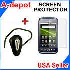   Headset + Screen Protector For Huawei Ascend M860 Cricket MetroPCS