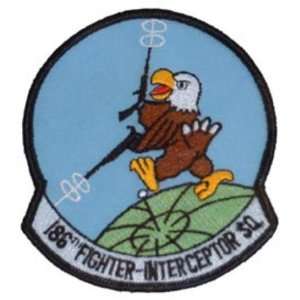  U.S. Air Force 186th Fighter Interceptor Squadron Patch 3 