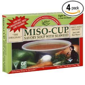 Edward & Sons E&S Miso Cup Savory Seaweed, 2.5000 ounces (Pack of4)