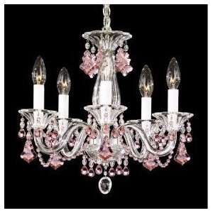   Minuet Crystal Five Light Up Lighting Chandelier from the Minuet