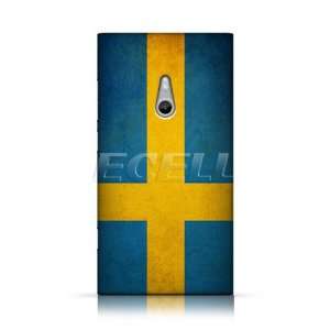  Ecell   HEAD CASE DESIGNS SWEDISH FLAG BACK CASE FOR NOKIA 