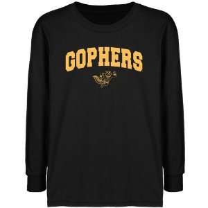   Minnesota Golden Gophers Youth Black Logo Arch T Shirt Sports