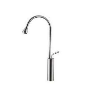   Brushed Contemporary Centerset Kitchen Faucet (Tall)