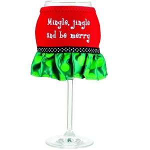  Wine Glass Skirt   Mingle, jingle and be merry 