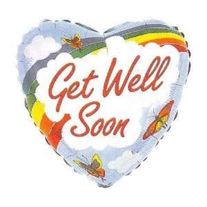  Get Well Balloons   18 Get Well Rainbow/Butterfly Toys 