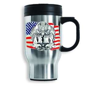  U.S. Army Stainless Steel Travel Mug