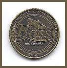 ONE) ADVERTISING TRADE TOKEN 30S 40S G.H. BASS SHO