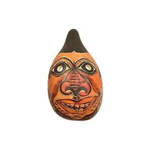  Mate gourd mask, Huanca Woman