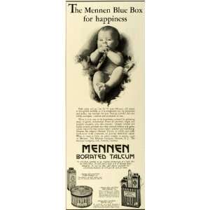  1927 Ad Mennen Borated Talcum Baby Bath Powder Newark Hygiene 