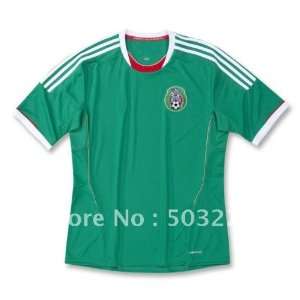  thailand embroidery mexico 11/12 home soccer jerseys and 