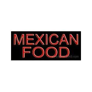 Mexican Food Neon Sign 10 x 24