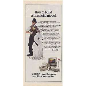 1984 IBM PC Personal Computer Multiplan Little Tramp Build Financial 