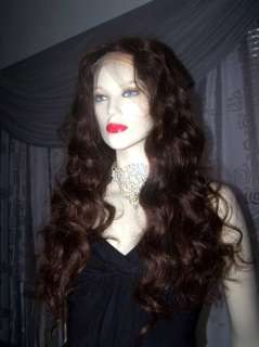 Indian Human Hair Remi Remy FULL Lace Wig Wigs #3  