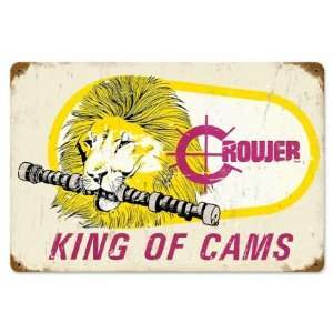  King of Cams Automotive Vintage Metal Sign   Garage Art 