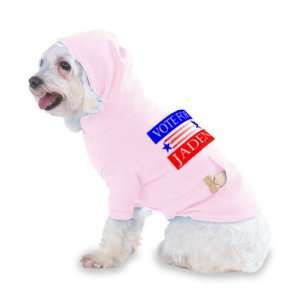 VOTE FOR JAYDEN Hooded (Hoody) T Shirt with pocket for your Dog or Cat 