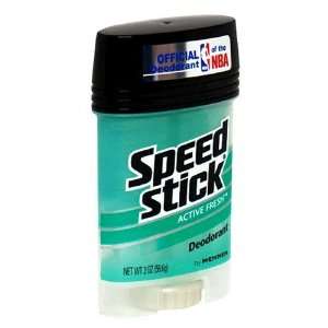  Mennen Speed Stick Clear Deo Active Fresh 2 Oz (Pack of 6 