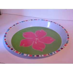  Melamine Party Round Serving Tray 12 Floral Design 