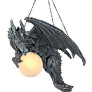  Xoticbrands Aerial Gothic Medieval Dragon Sculpture 
