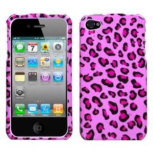 Pink Cheetah Hard Case Phone Cover for Apple iPhone 4  