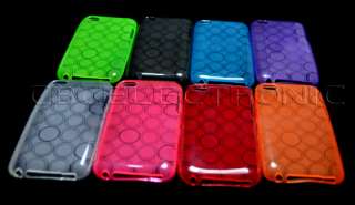 8x Gel skin silicone case TPU cover for Ipod Touch 4 4G  