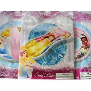  3 Item Kids Disney Princess Inflatable Water Toys disney 