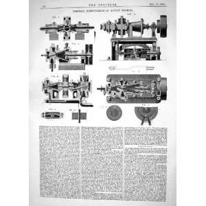   1865 Newton Improvements Rotary Engines Machinery