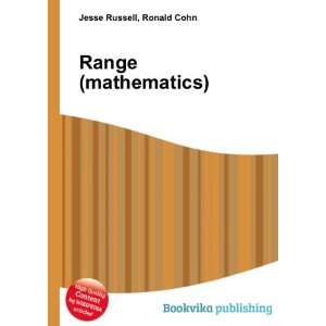  Range (mathematics) Ronald Cohn Jesse Russell Books