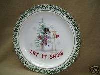 Made in China Let It Snow Dinner Plate & More  